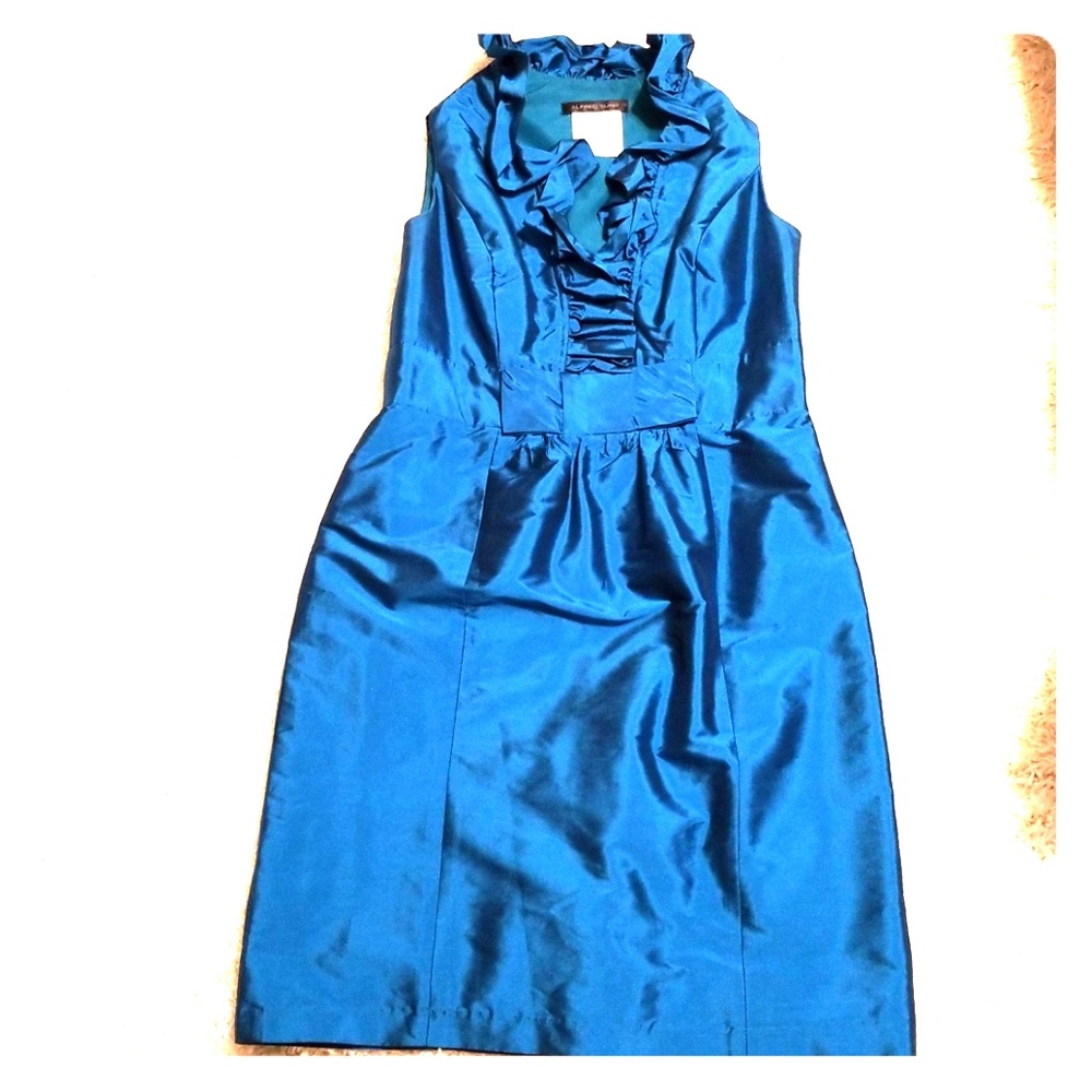 Alfred Sung Caspian Bridesmaid Shift Dress